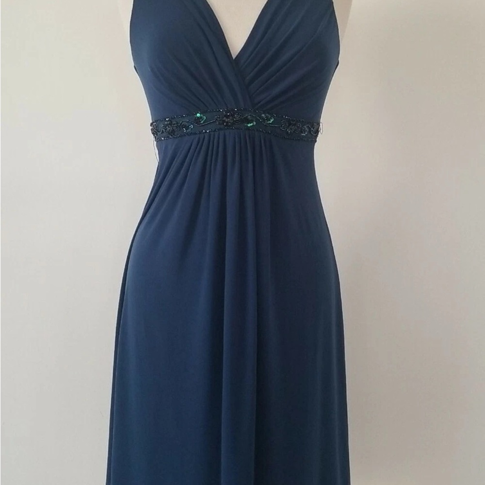 Pretty Dark Teal Blue Women's Dress